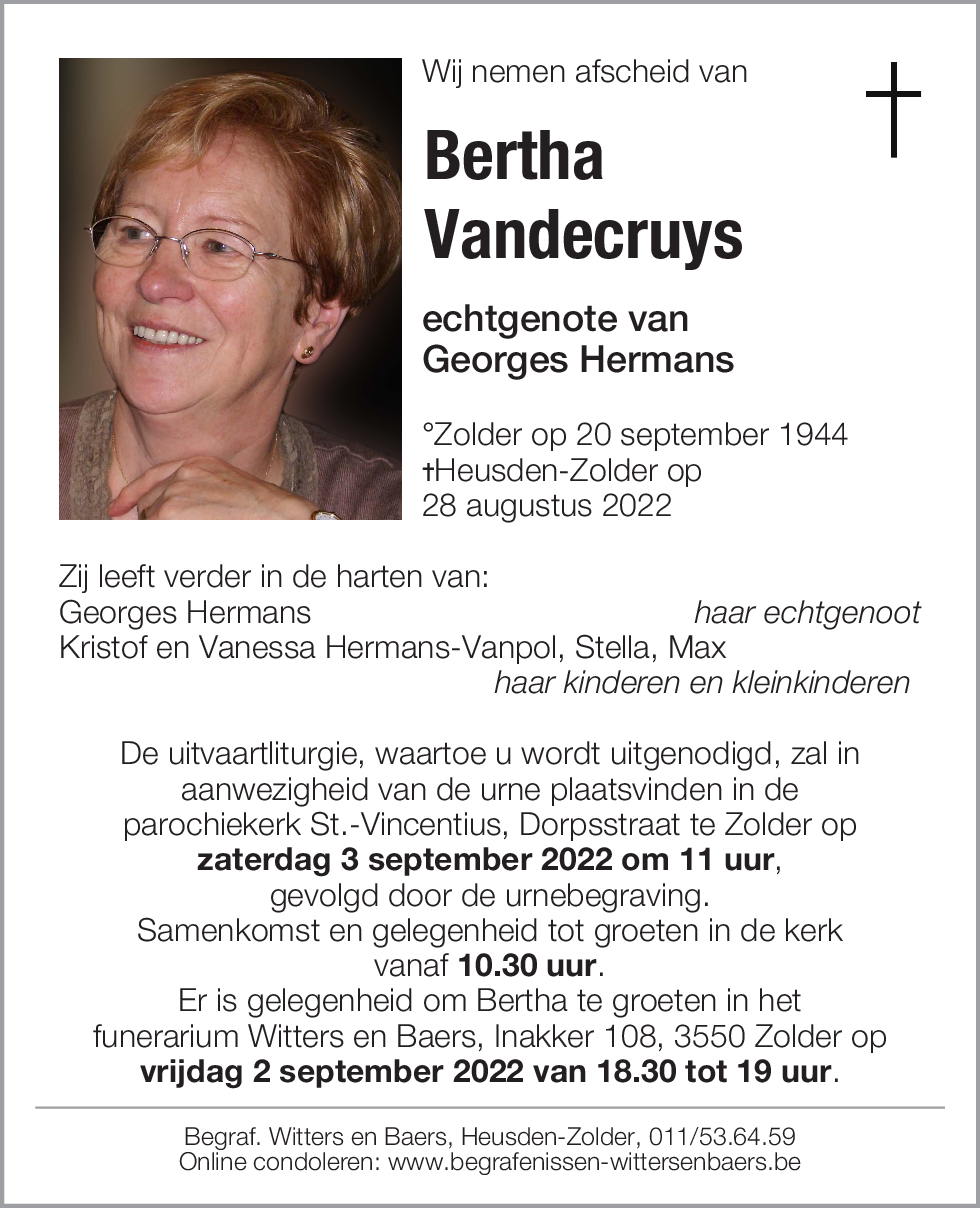 Bertha Vandecruys