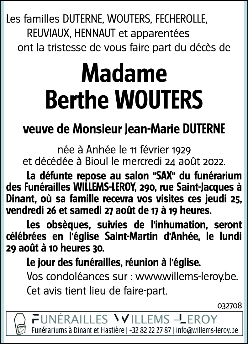 Berthe WOUTERS