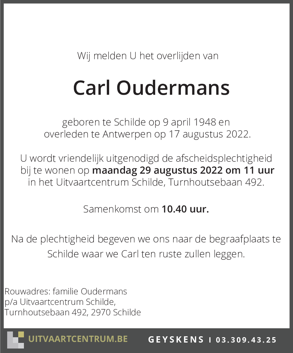 Carl Oudermans