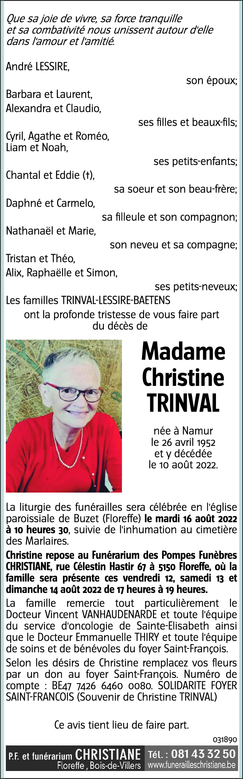 Christine TRINVAL