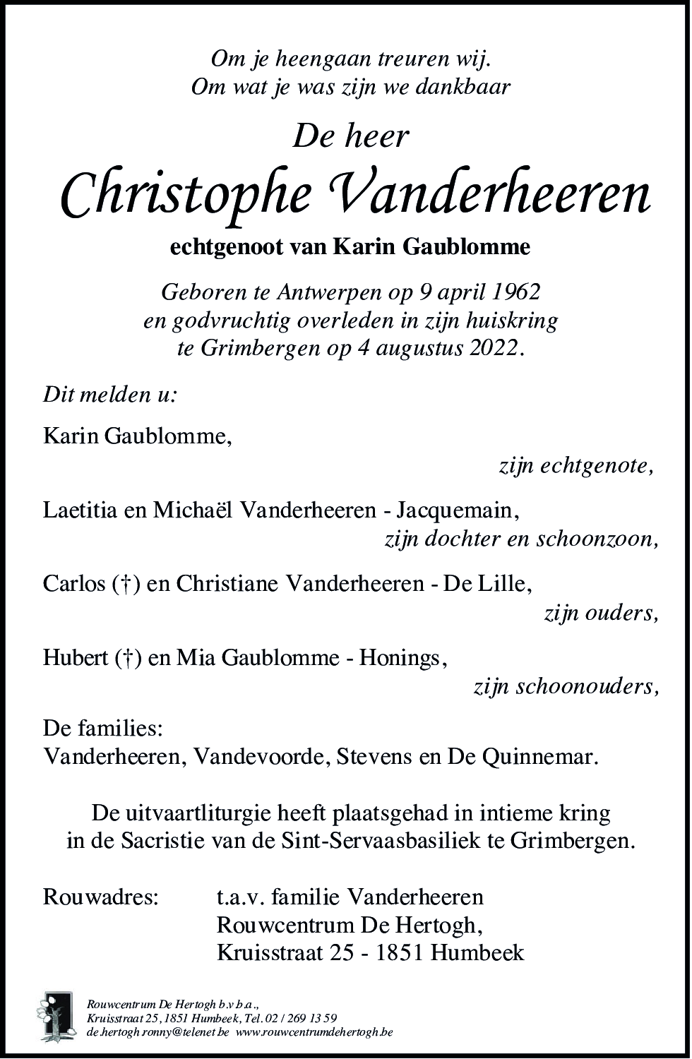Christophe Vanderheeren