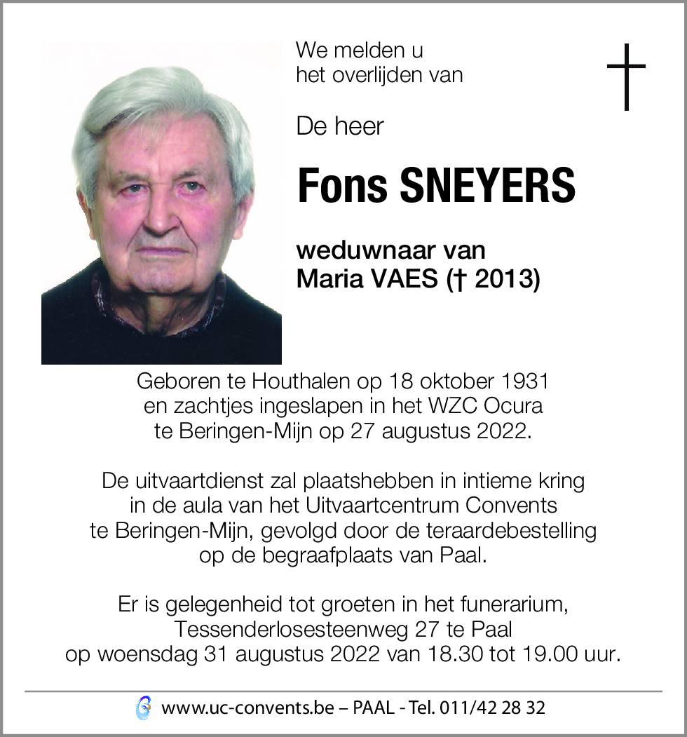 Fons Sneyers