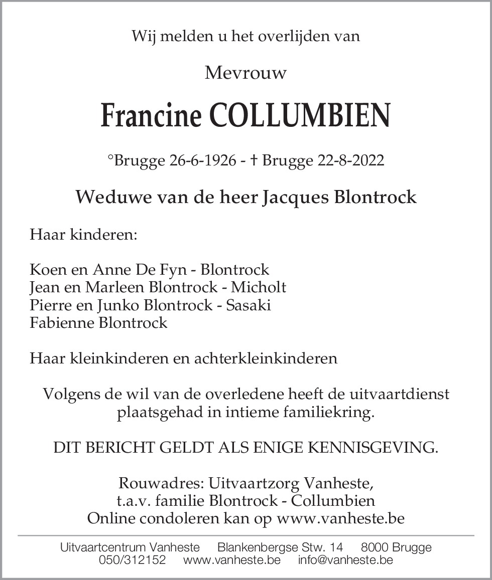 Francine Collumbien