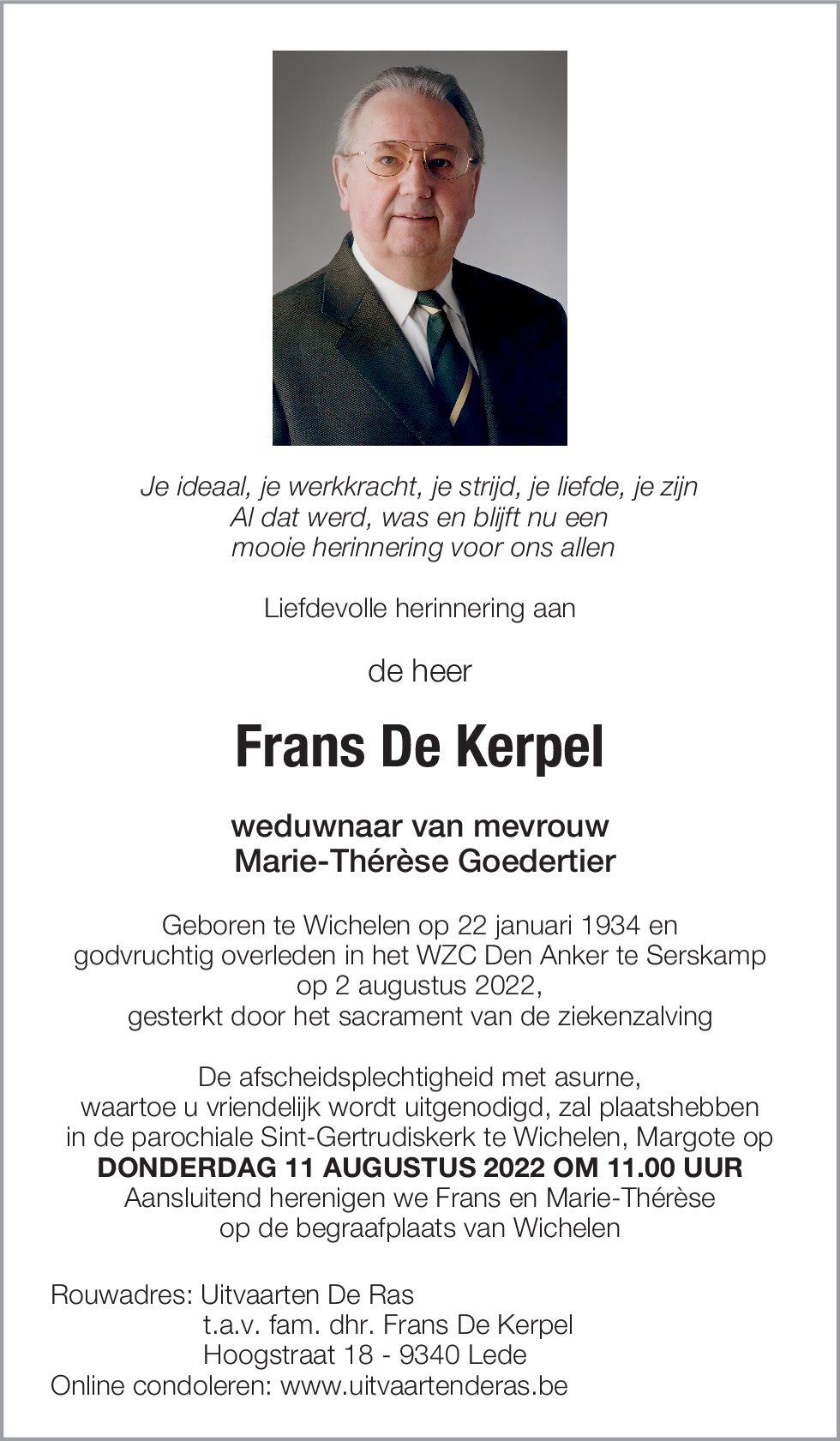 Frans De Kerpel