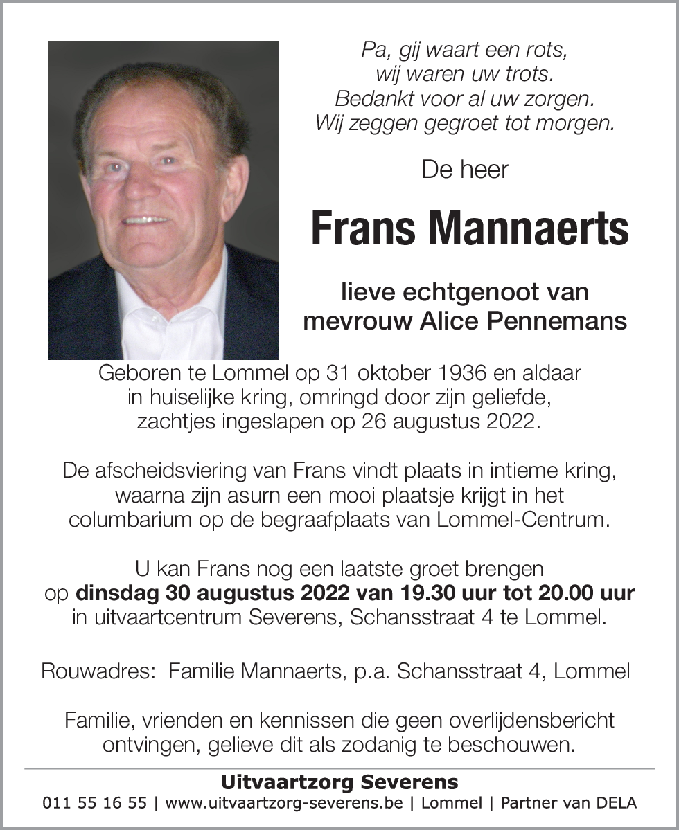 Frans Mannaerts