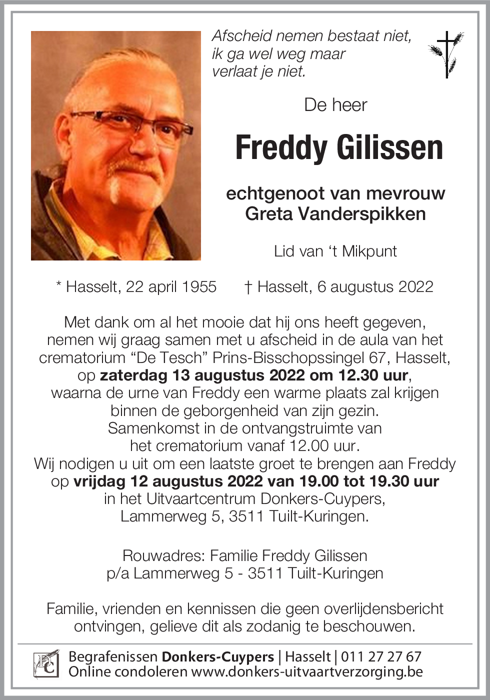 Freddy Gilissen