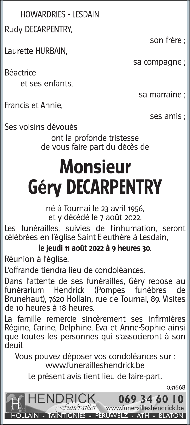 Géry DECARPENTRY