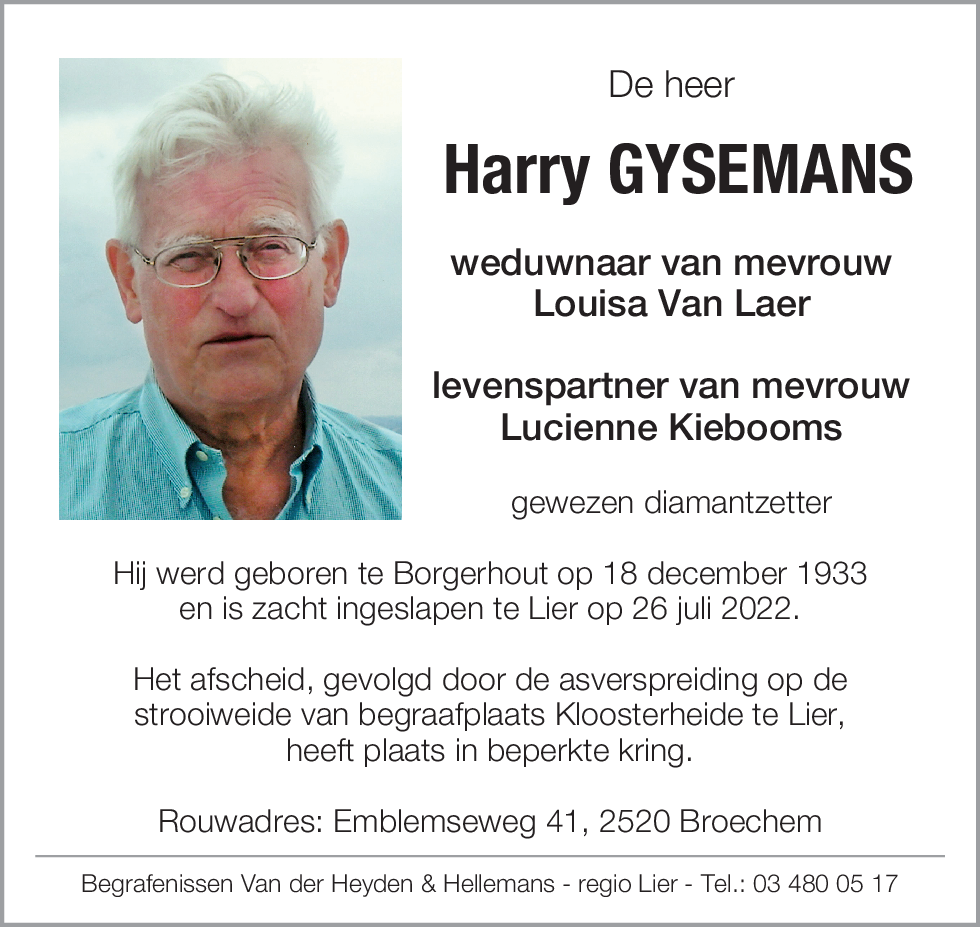 Harry Gysemans