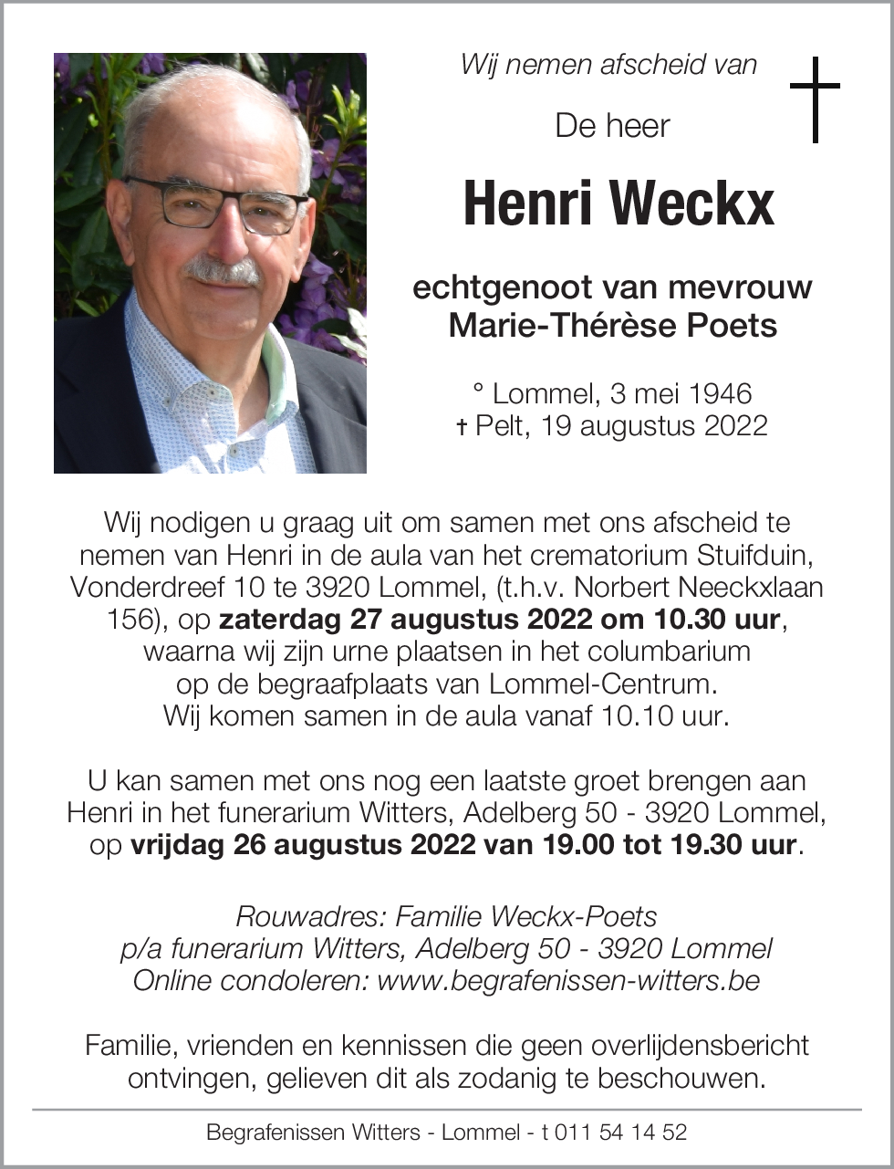 Henri Weckx