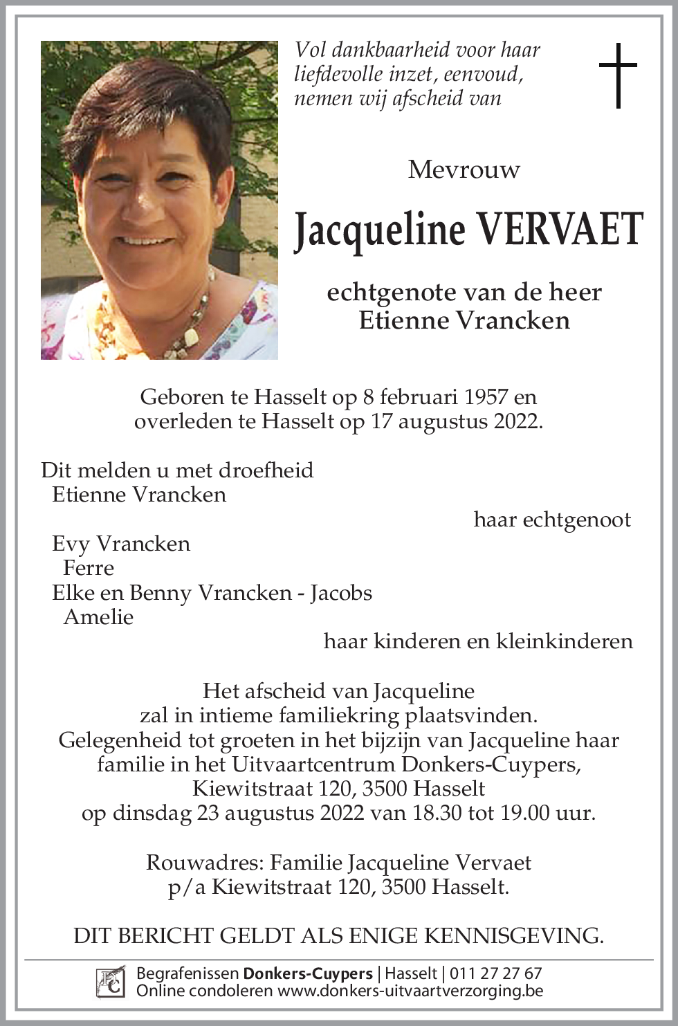 Jacqueline Vervaet