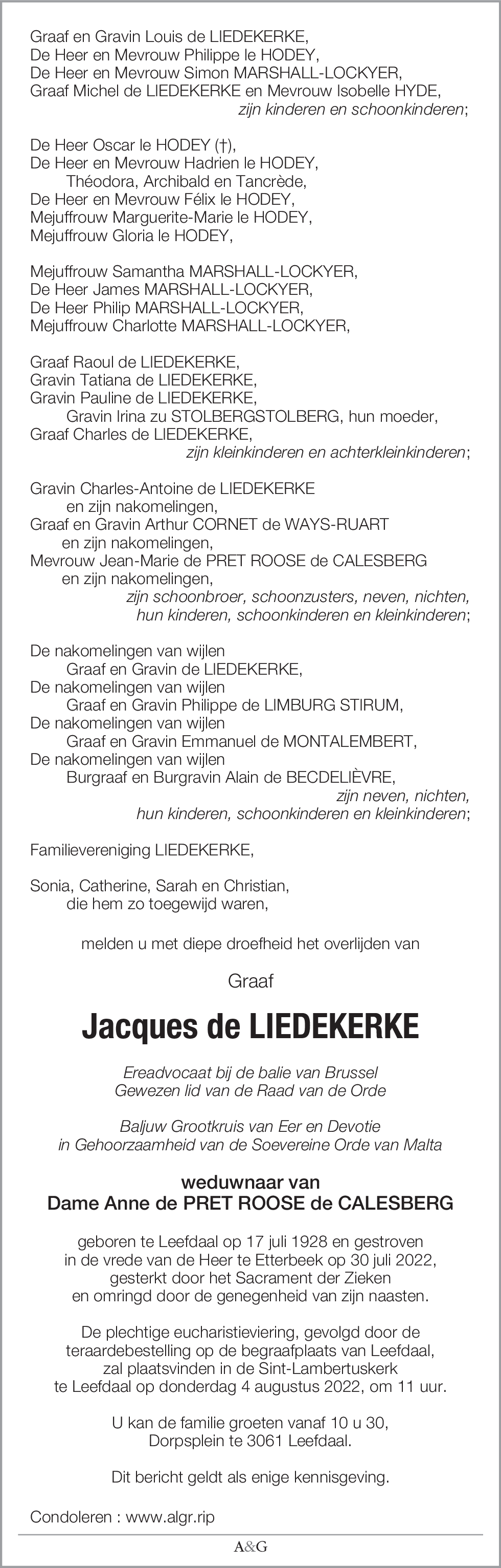 Jacques de Liedekerke