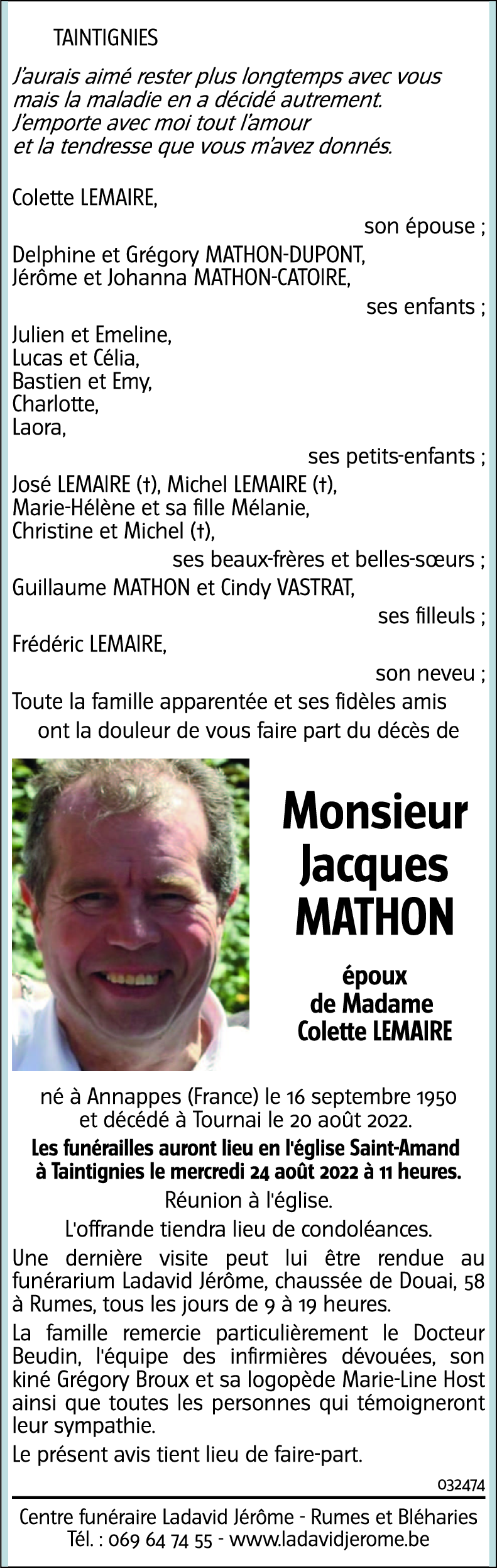 Jacques MATHON