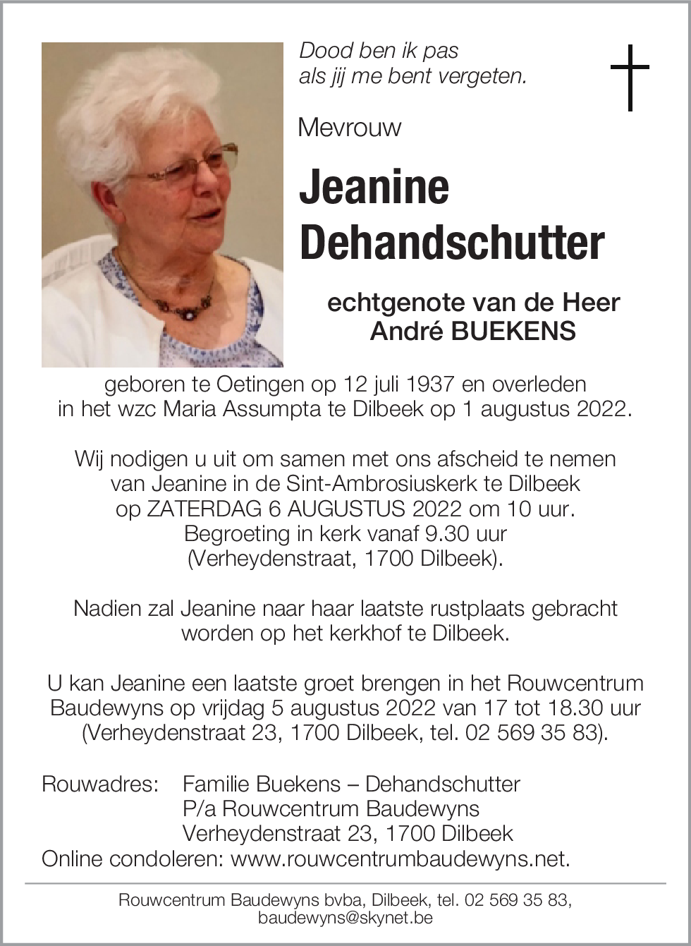 Jeanine Dehandschutter