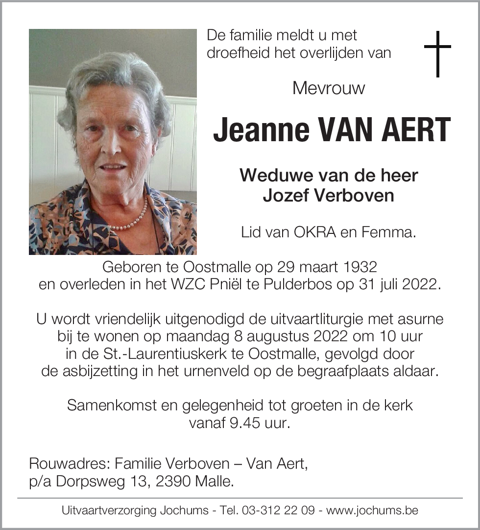 Jeanne Van Aert