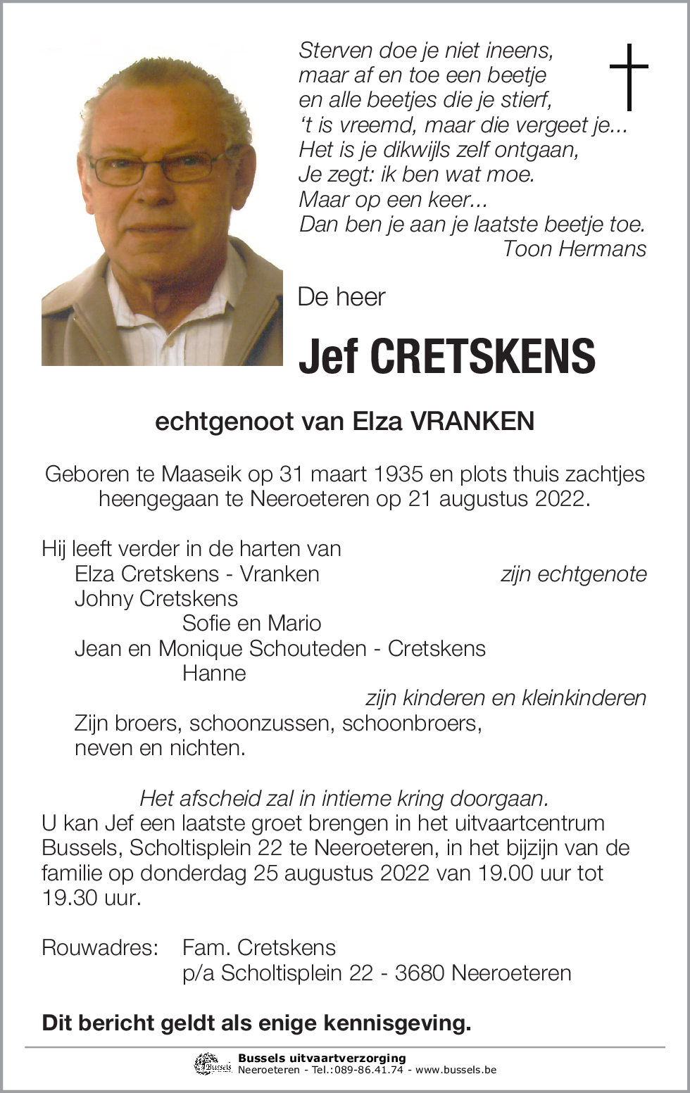 Jef CRETSKENS