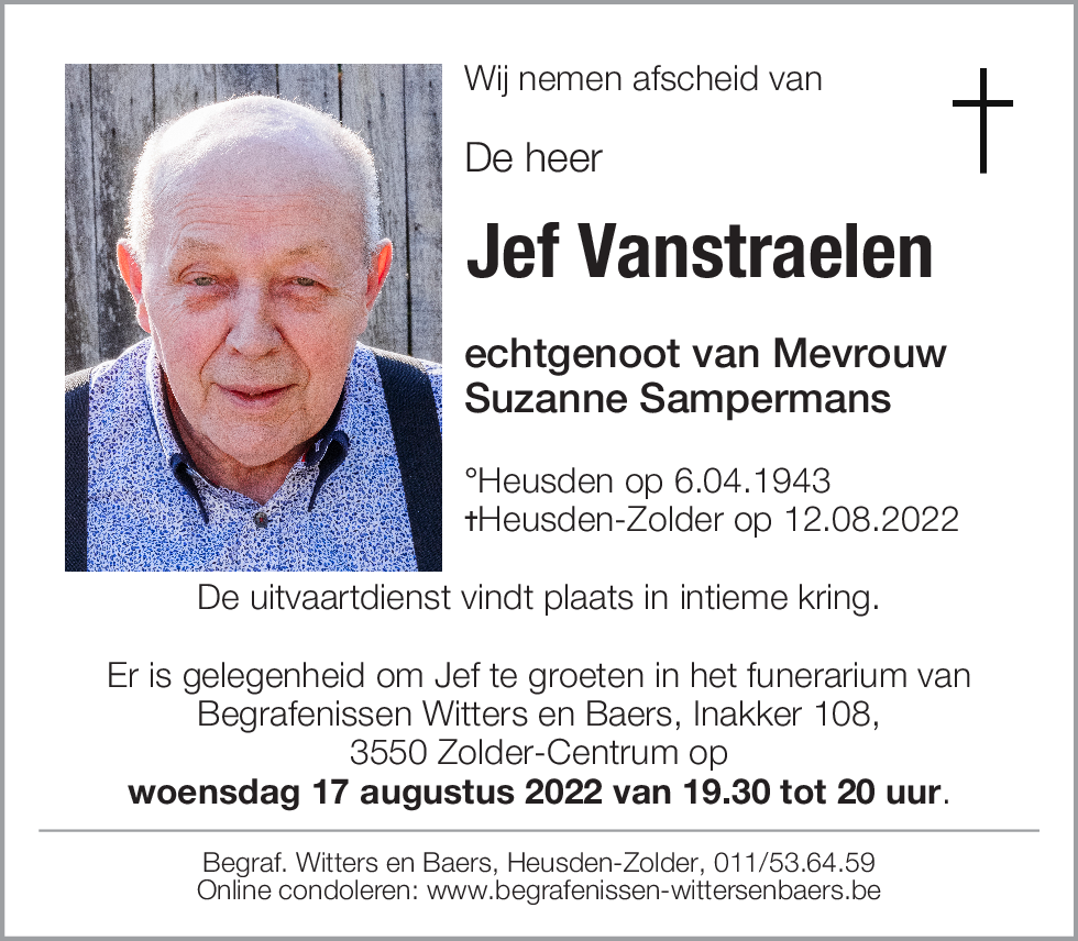 Jef Vanstraelen