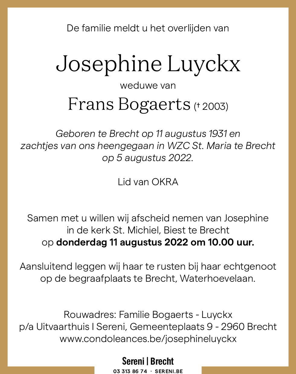 Josephine Luykx