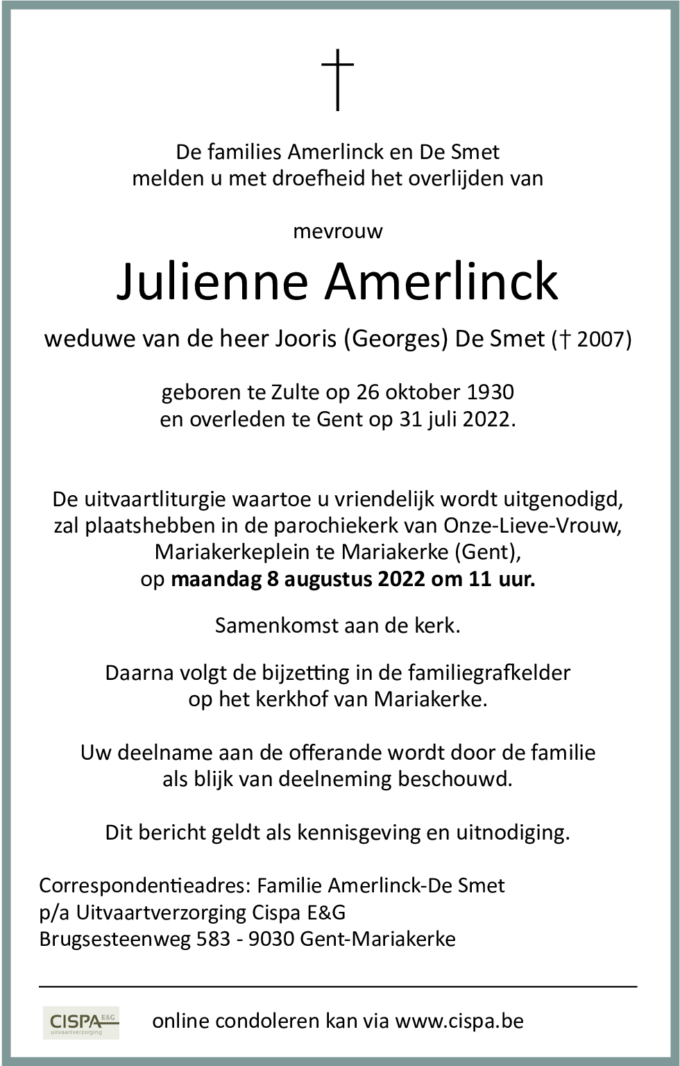 Julienne Amerlinck