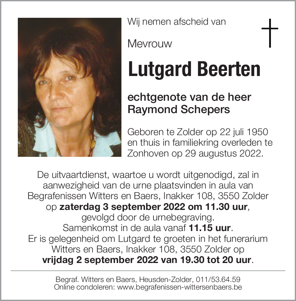 Lutgard Beerten