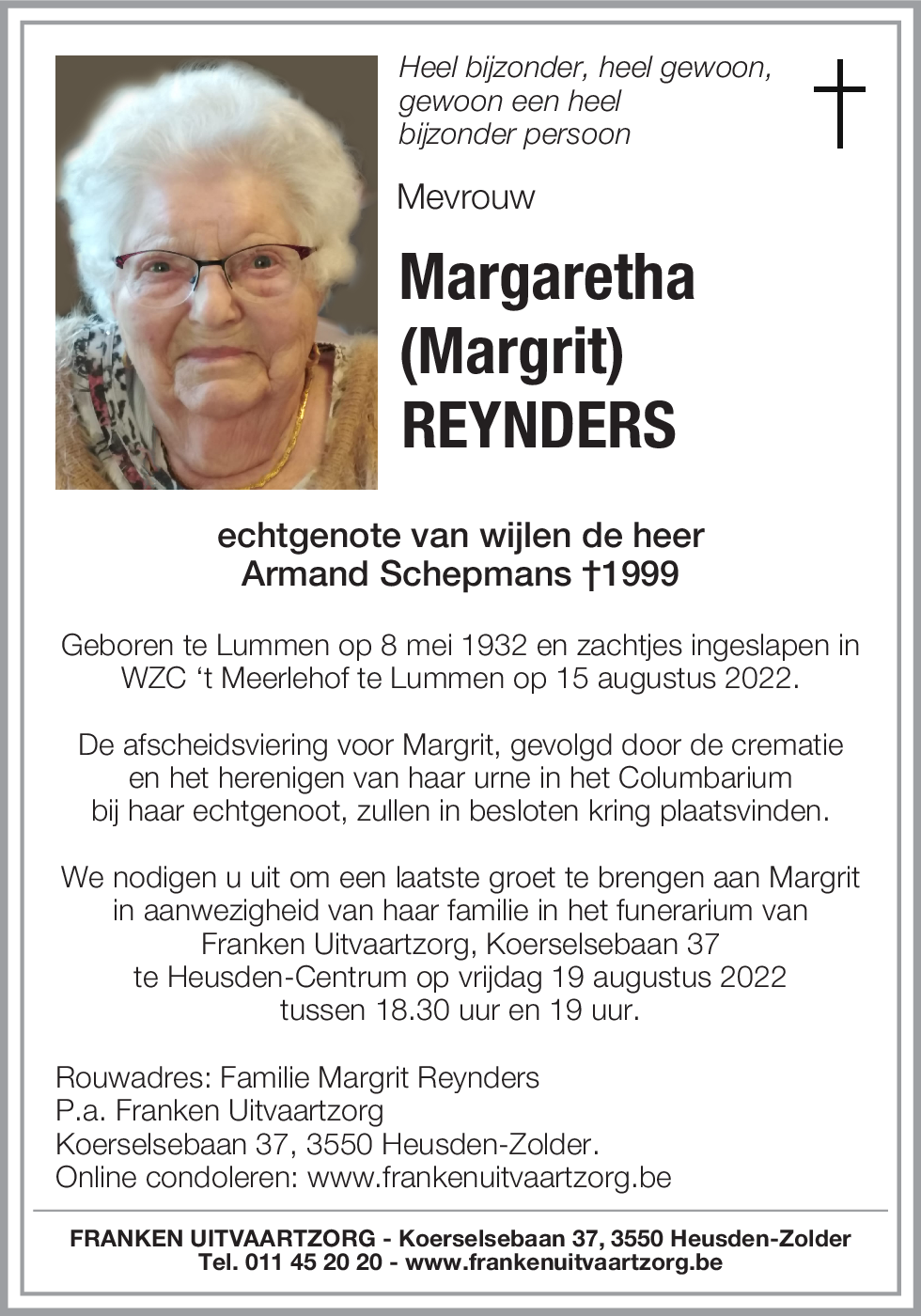 Margaretha Reynders