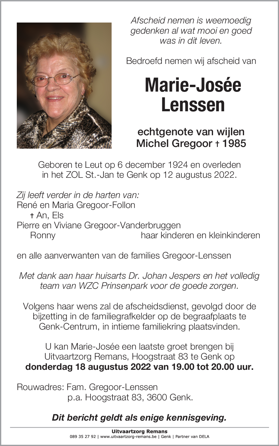 Marie-Josée Lenssen