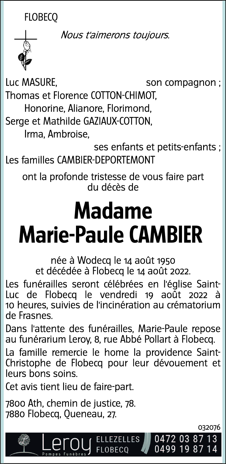 Marie Paule Cambier