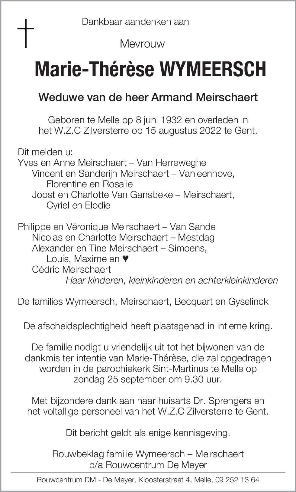 Marie-Thérèse Wymeersch