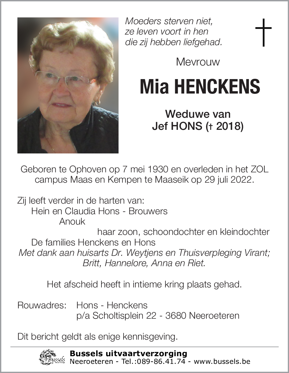 Mia HENCKENS