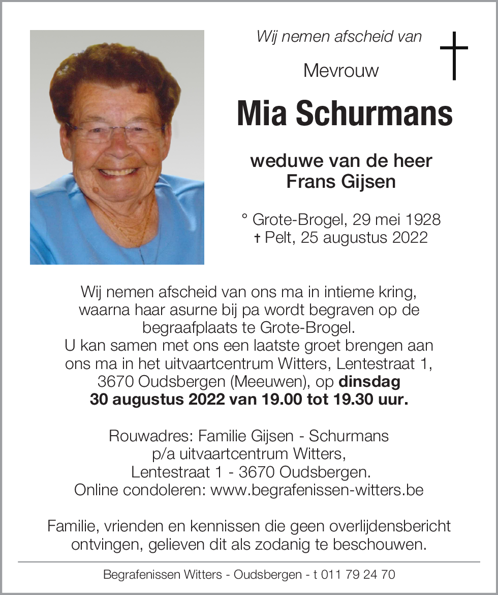 Mia Schurmans