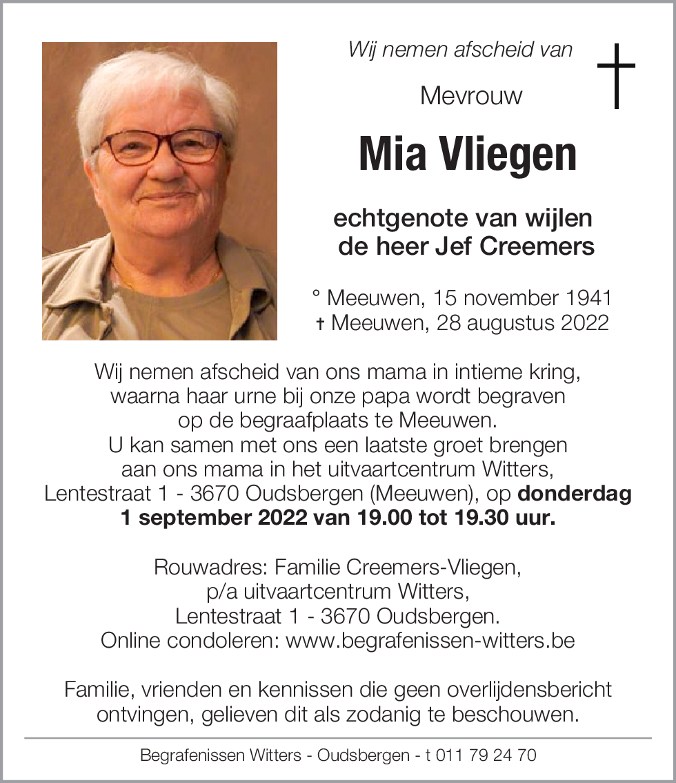 Mia Vliegen