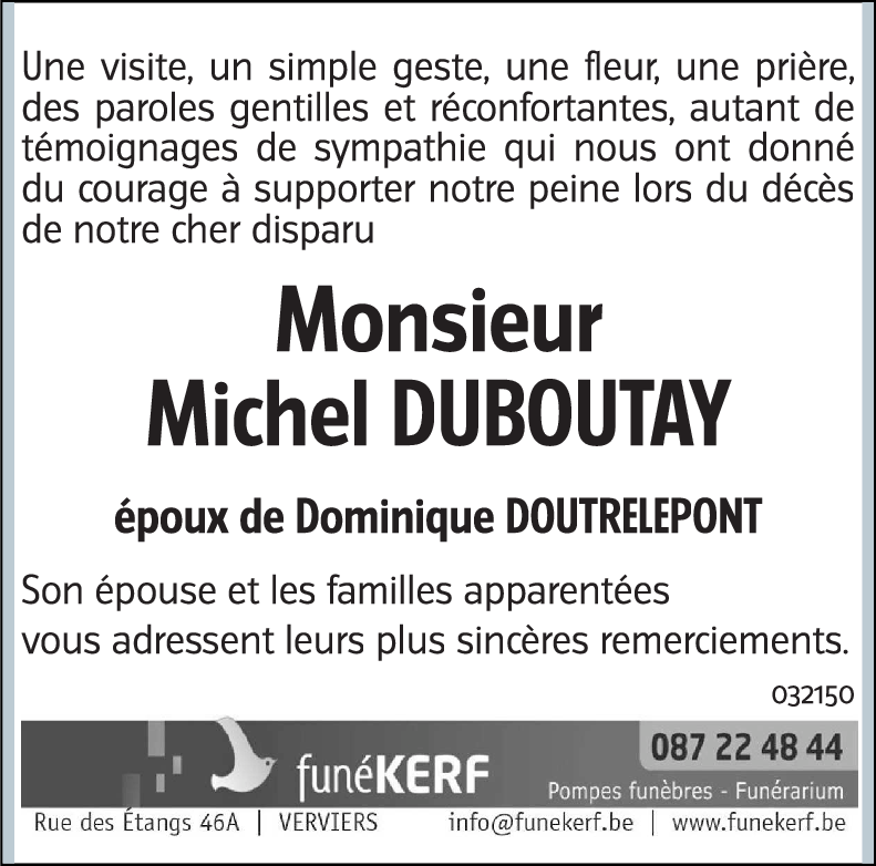 Michel DUBOUTAY