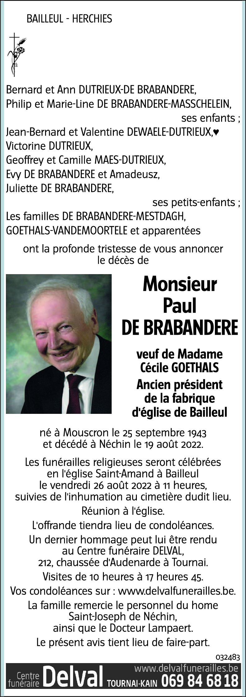 Paul DE BRABANDERE