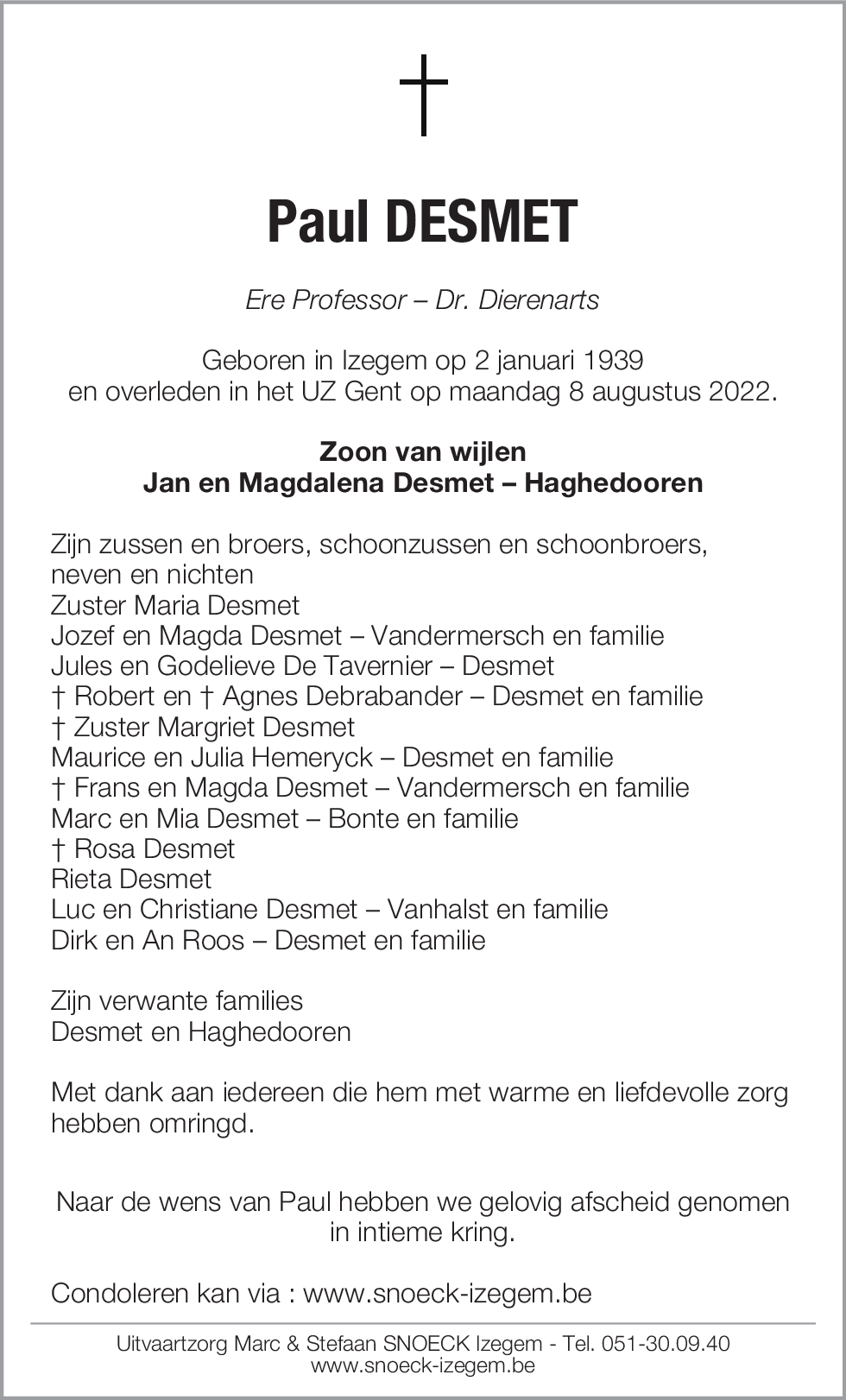 Paul Desmet