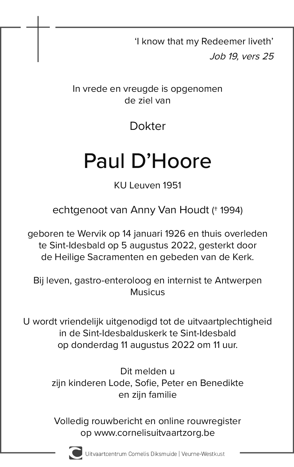 Paul D'Hoore