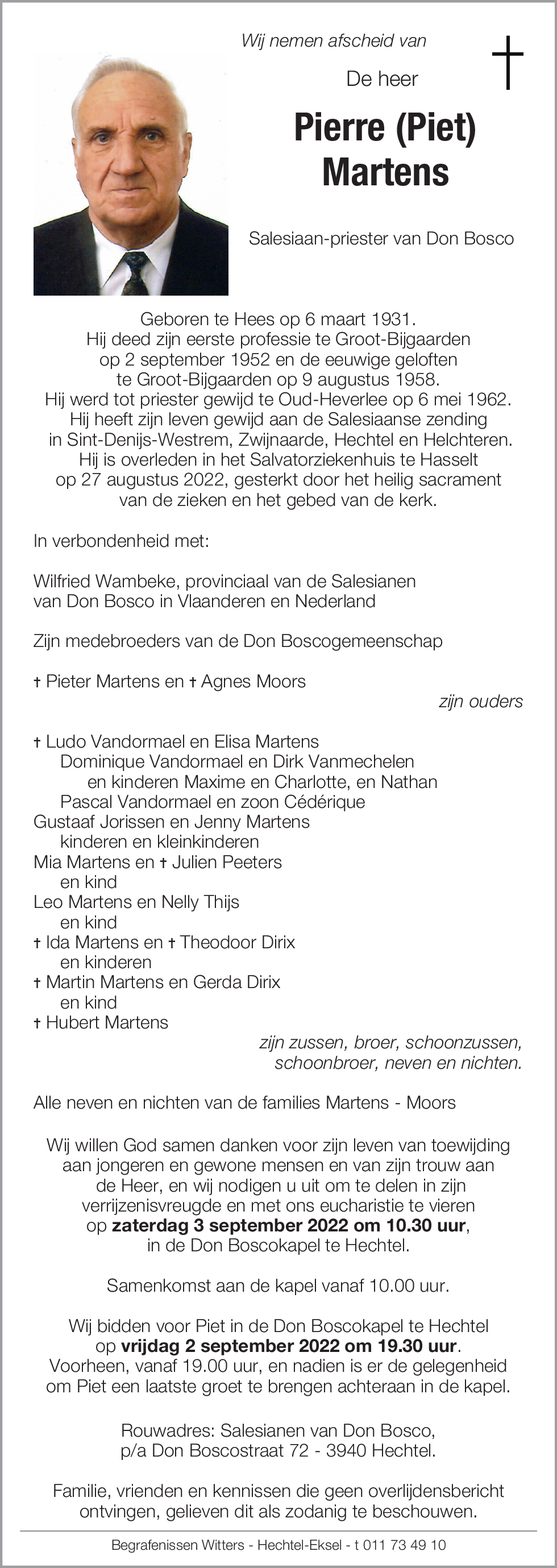 Pierre ( Piet) Martens