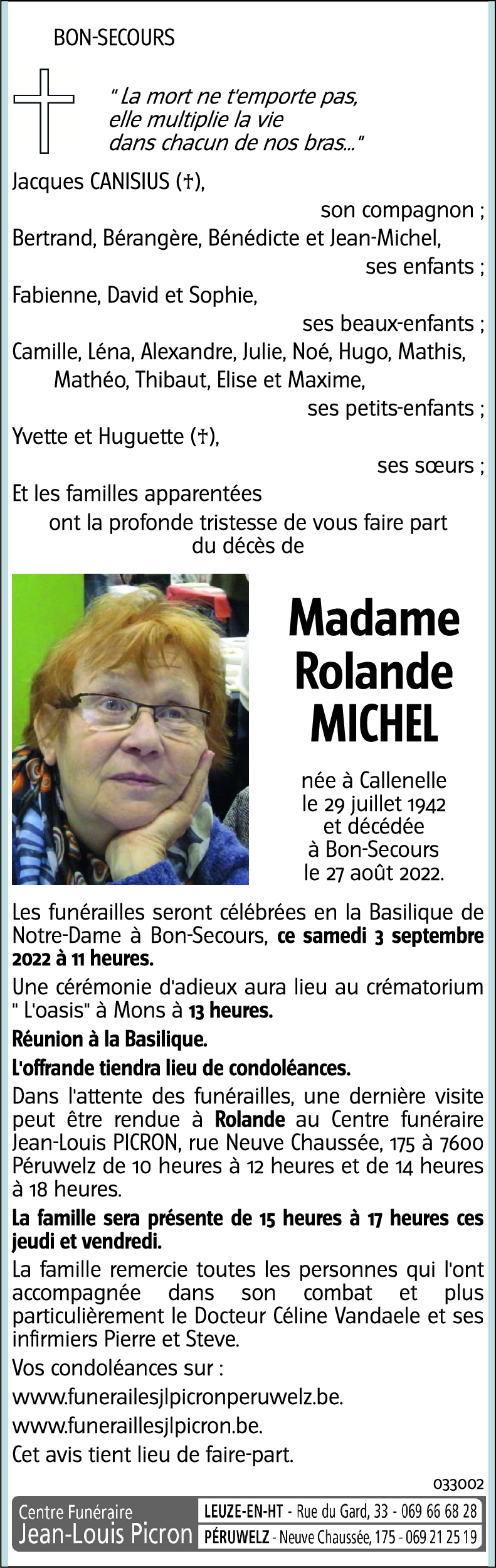 Rolande MICHEL