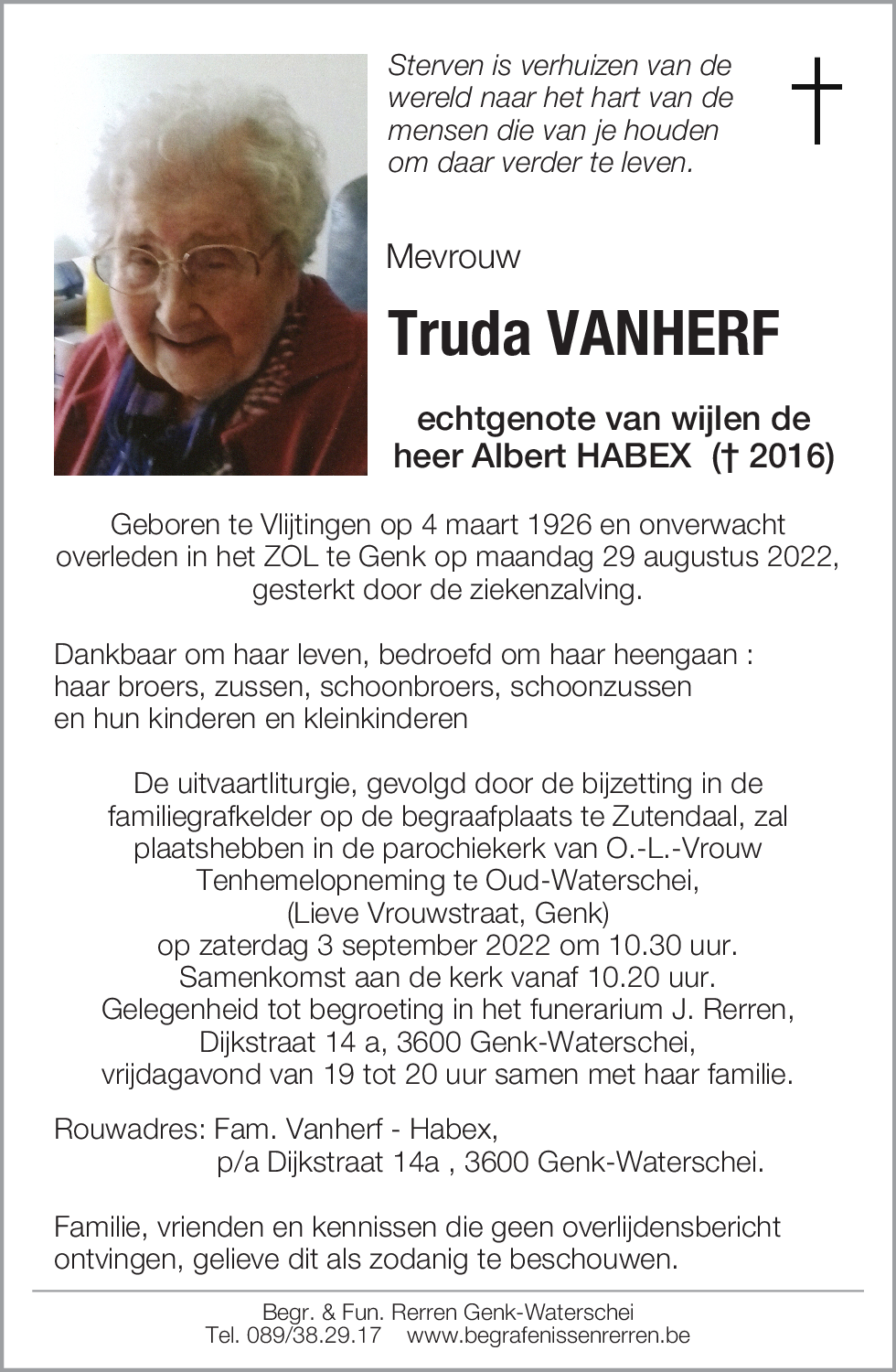 Truda VANHERF