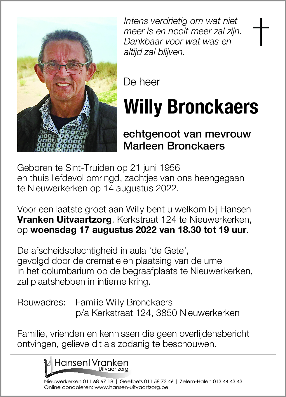 Willy BRONCKAERS