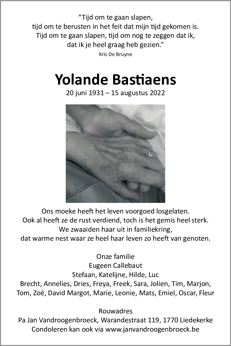 Yolande Bastiaens