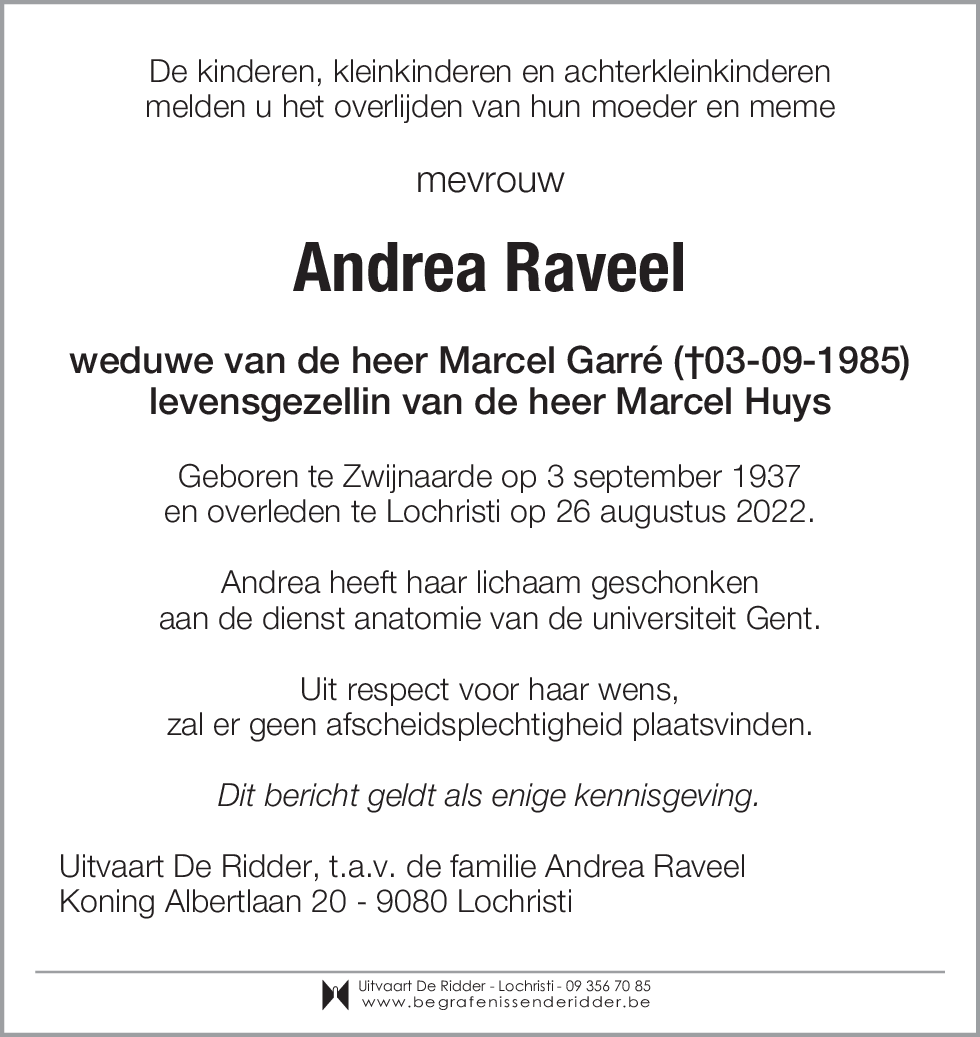 Andrea Raveel