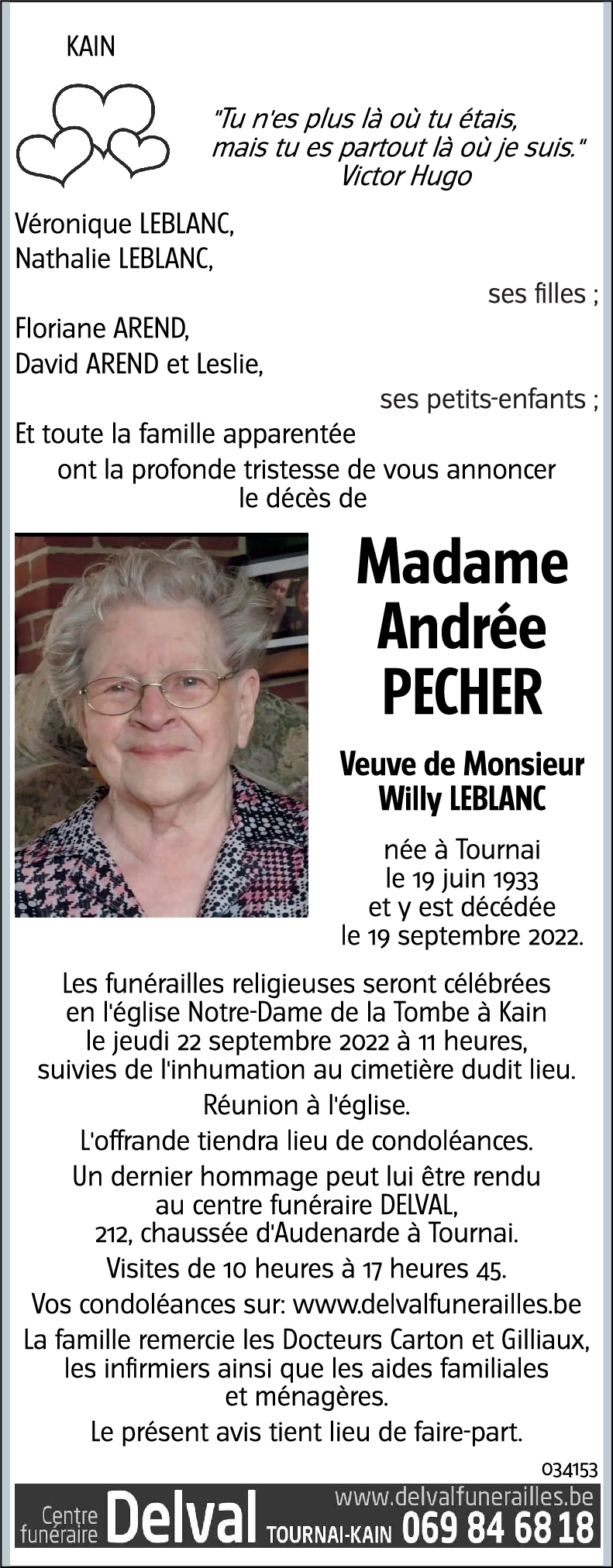 Andrée PECHER