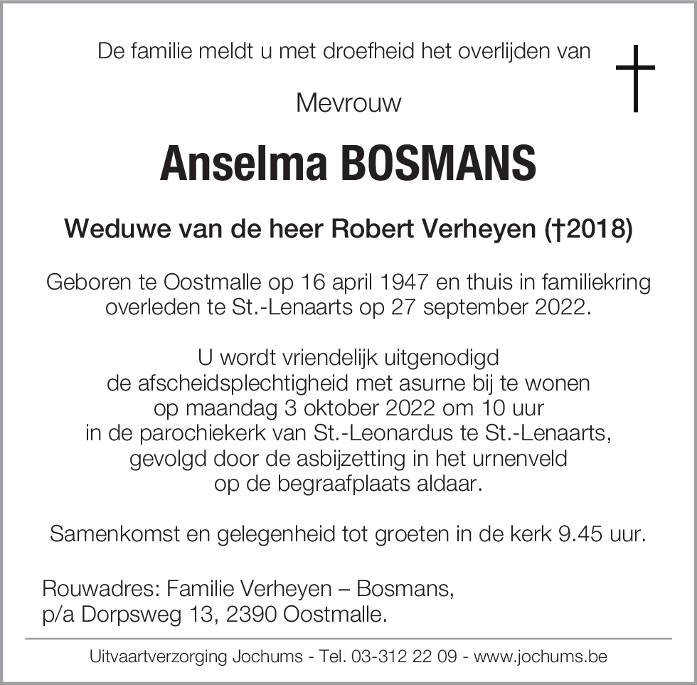 Anselma Bosmans