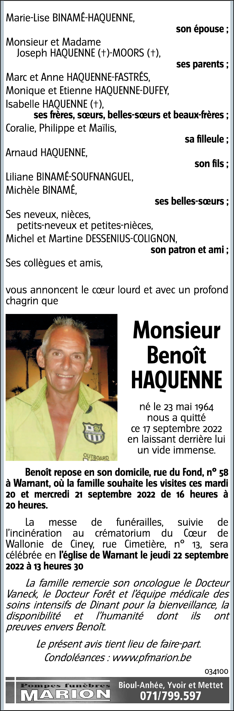 Benoït HAQUENNE