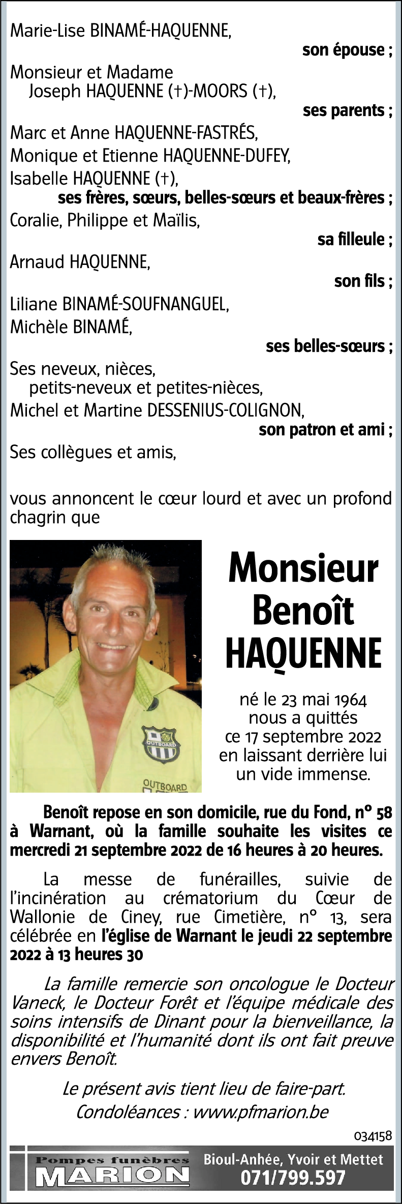 Benoït HAQUENNE