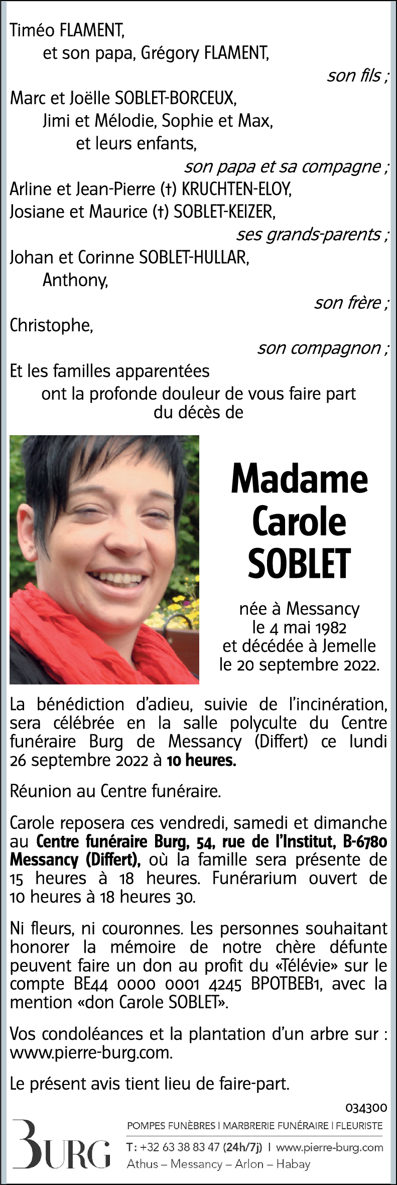 Carole SOBLET