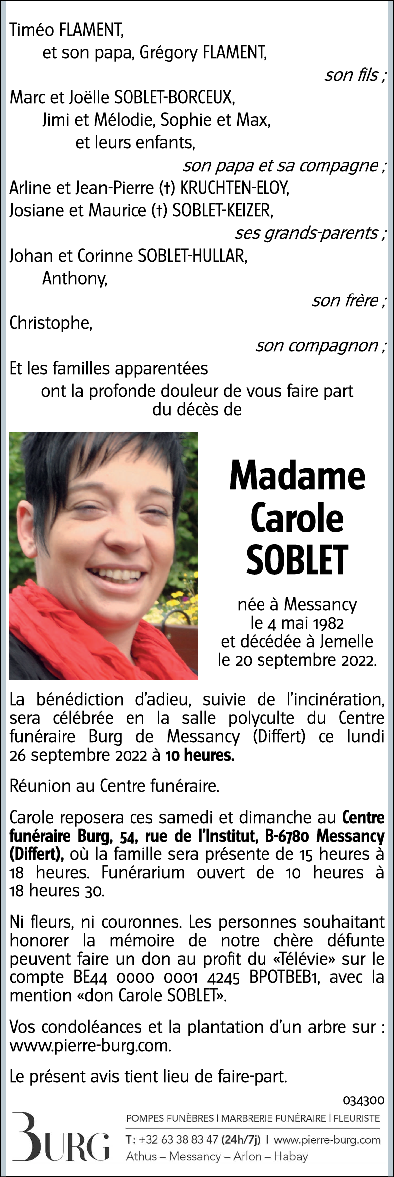 Carole SOBLET