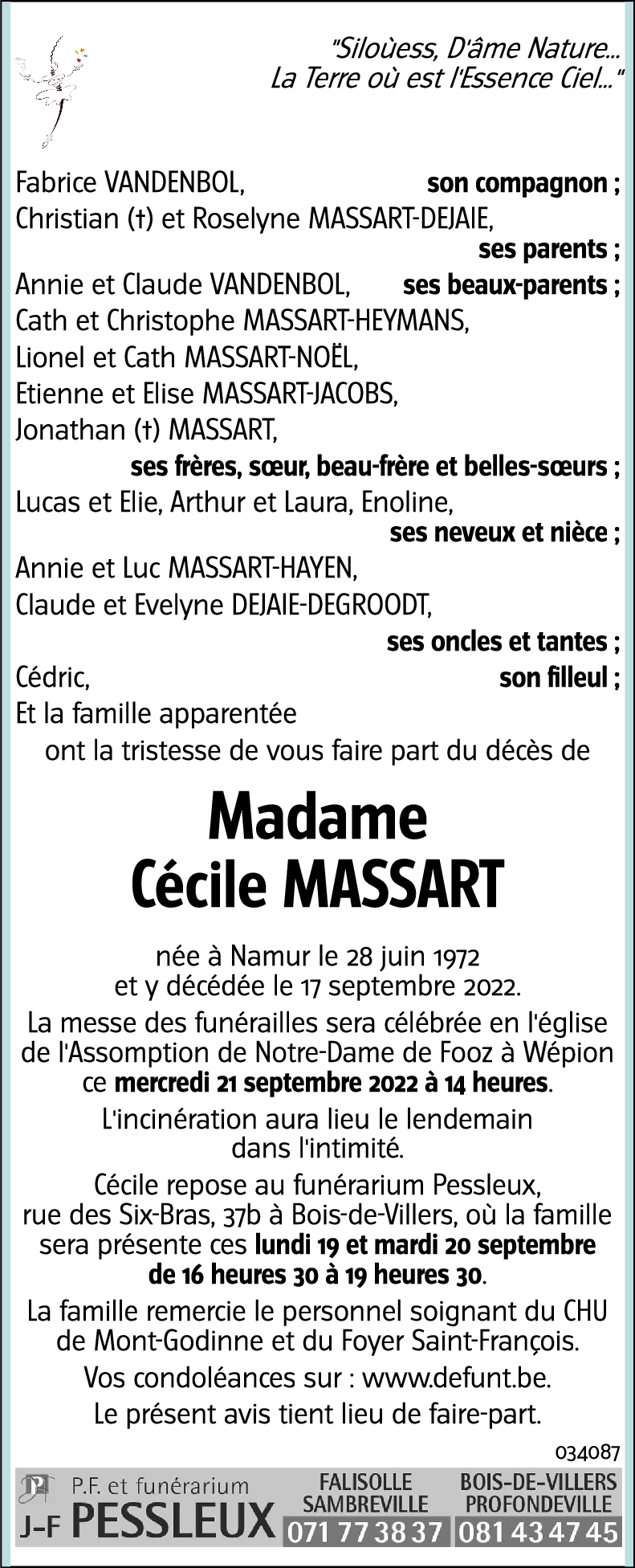 Cécile MASSART