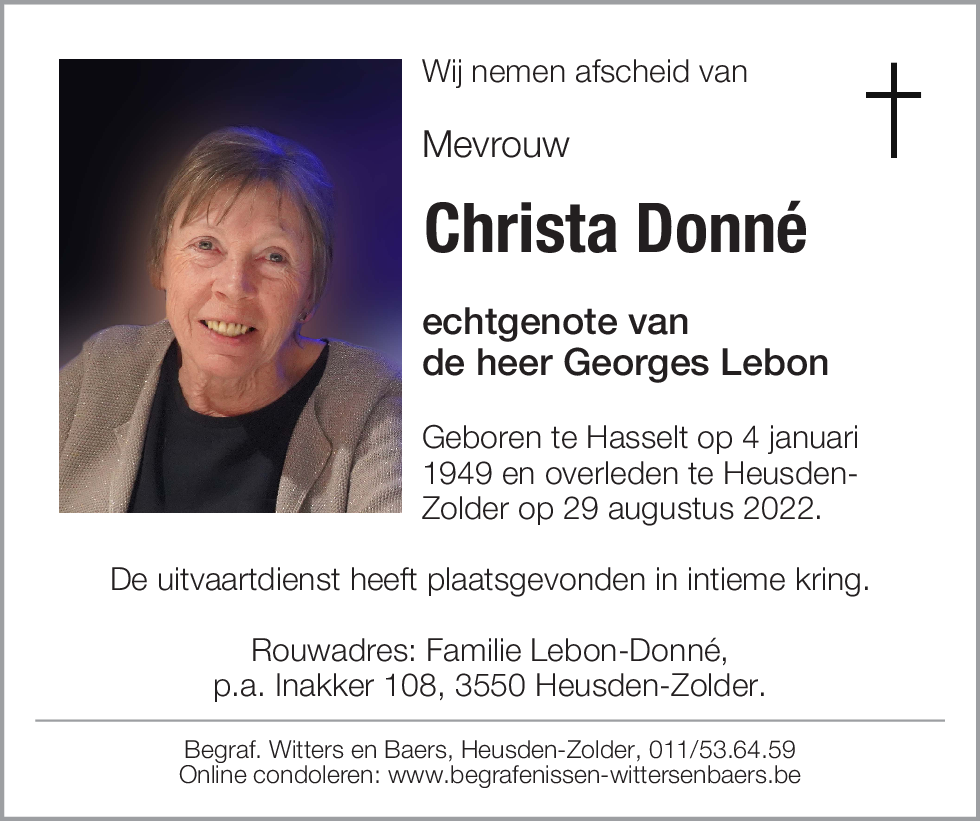 Christa Donné