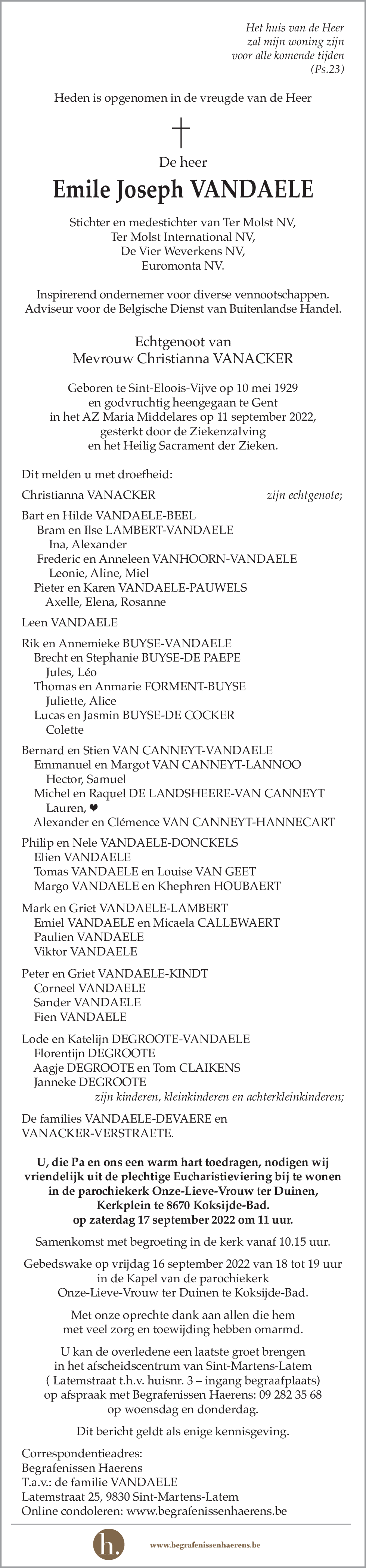 Emile Joseph Vandaele