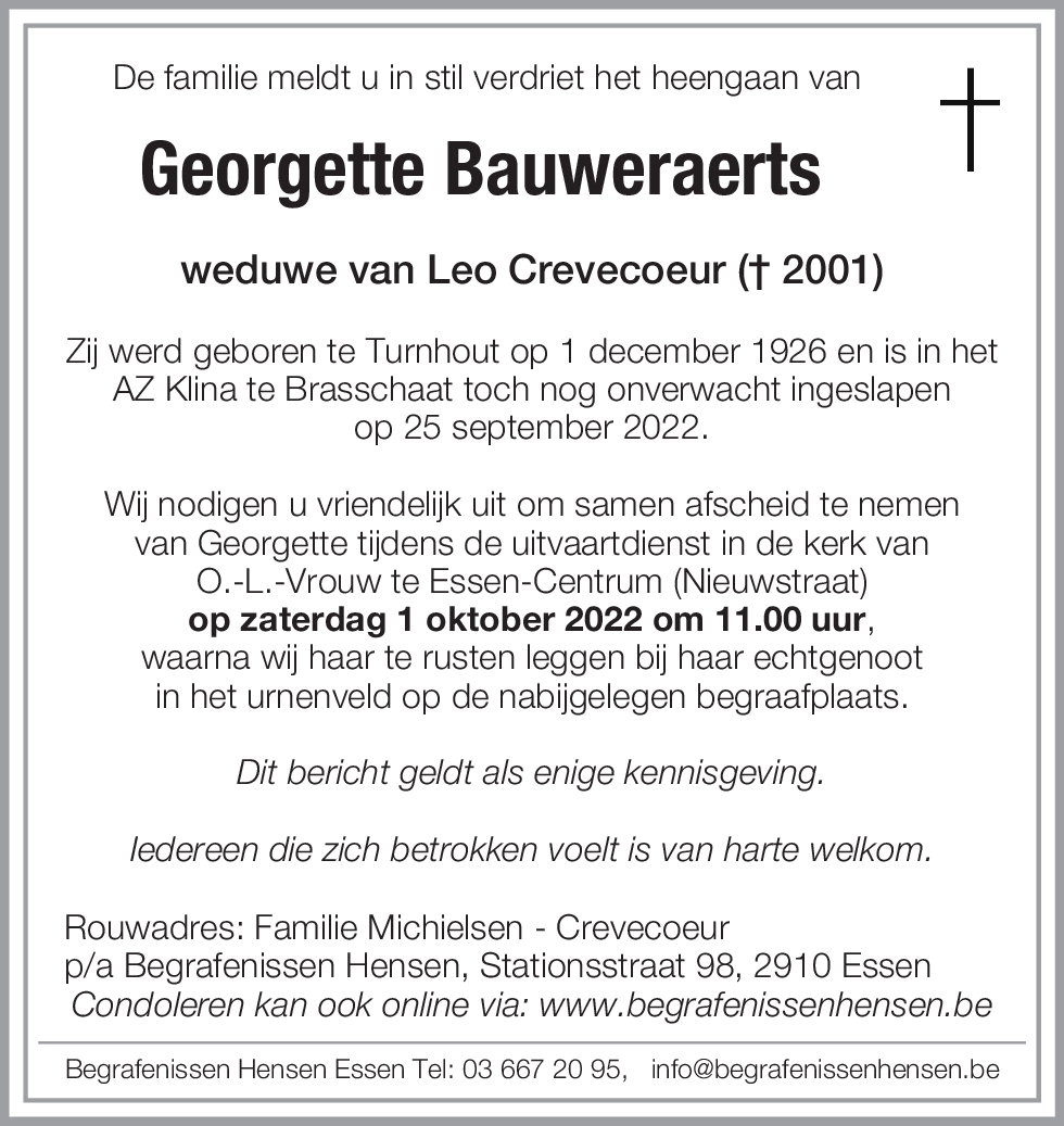 Georgette Bauweraerts